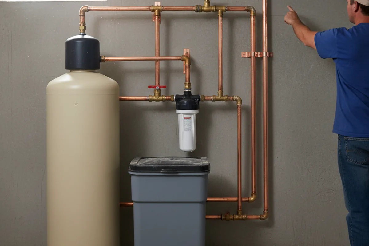 Whole-house water treatment system installed in Bayside